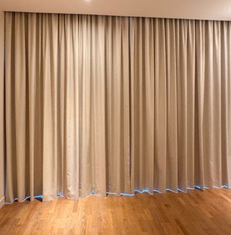 inch Pleat Affordable Curtains in Dubai